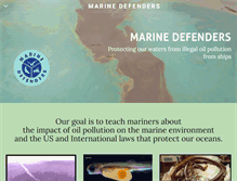 Tablet Screenshot of marinedefenders.com